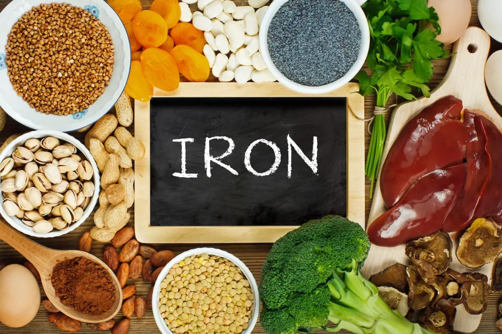 Collection of Iron Rich Foods 