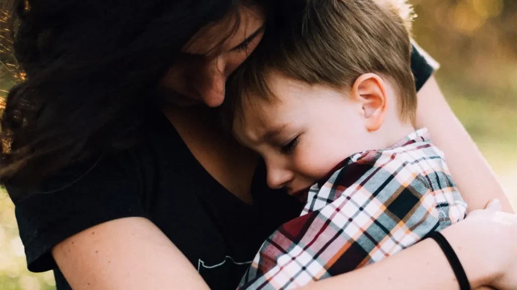 Mother With Autistic Son